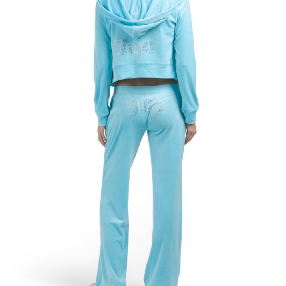 Juicy Couture Velour Crystal Tracksuit